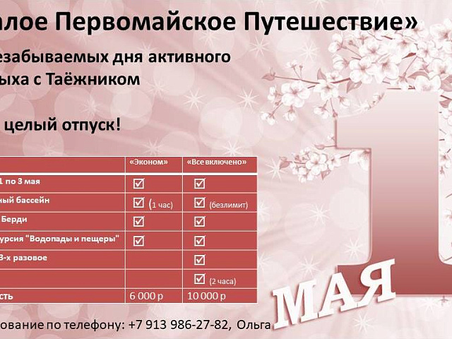 Малое Первомайское путешествие